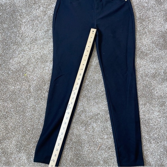 Michael Kors pants jeggings pull on black stretch skinny elastic waist jean like - Picture 2 of 11